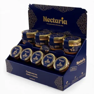 Display Box with gold foil