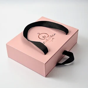 Rigid Sleeve Box with ribbon