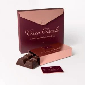 Custom chocolate envelops