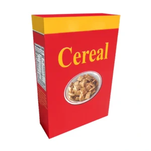 cardboard cereal packaging