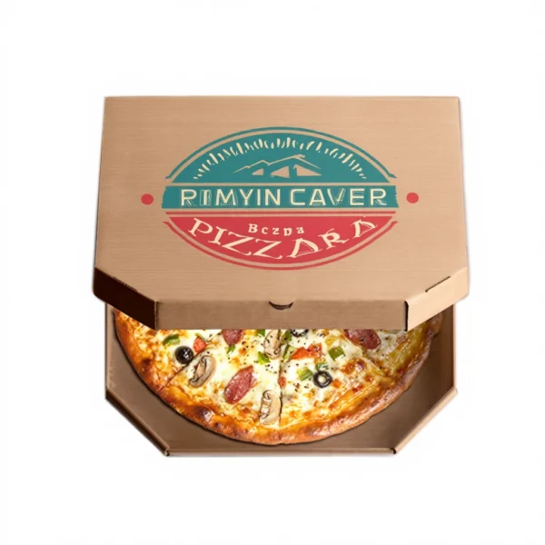 custom brown pizza boxes