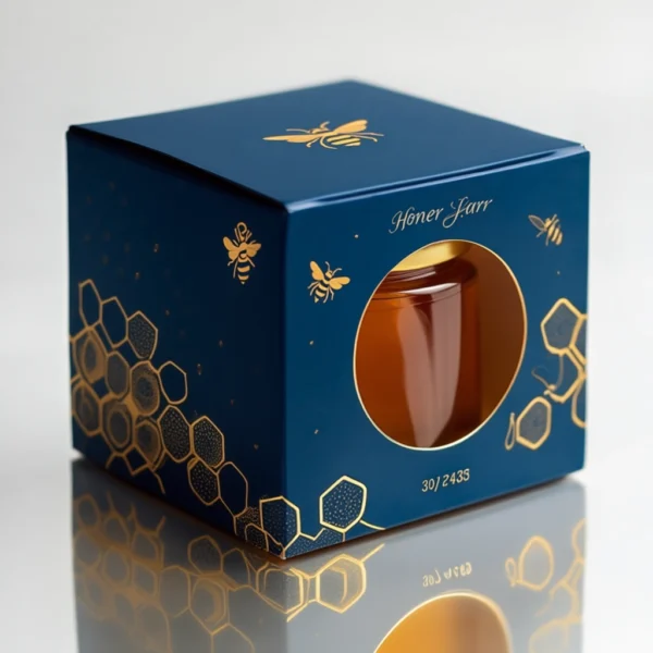 custom honey jar packaging