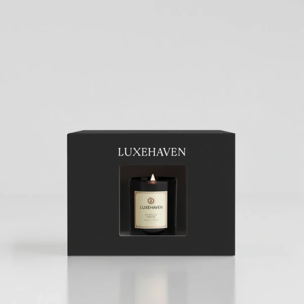 custom square candle packaging