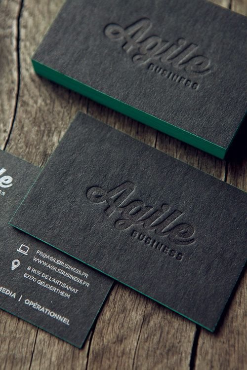 De-embossed Effect