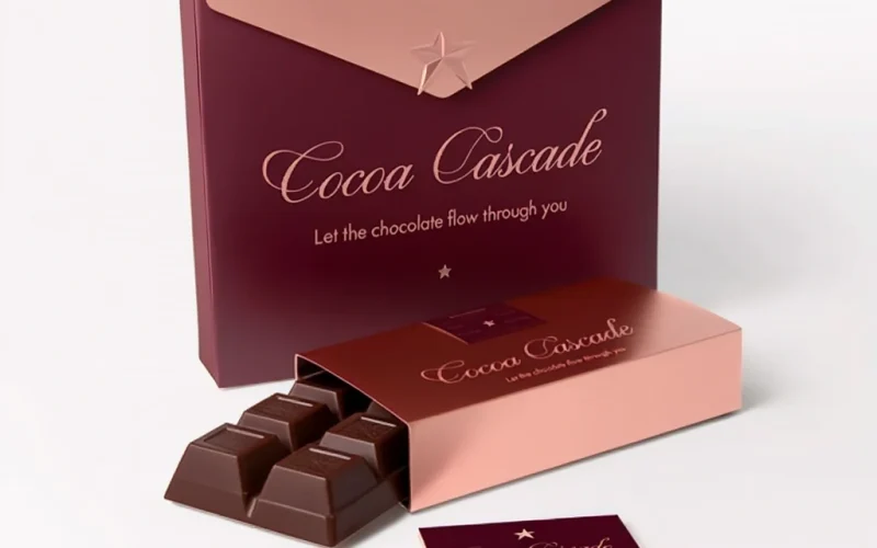 Custom chocolate envelops