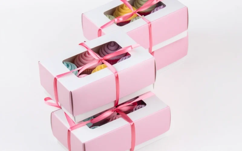 kraft cupcake boxes